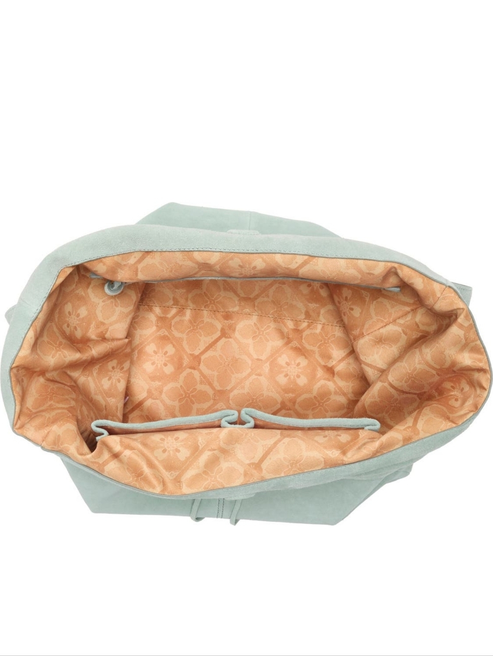 Lucky Brand Bag Large Leather Suede Hobo Shoulder Purse - Picture 5 of 9